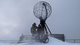Sykla Frankrike-Nordkapp vinterstid