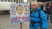 Mener Røkke har lurt kystfolket - Gry Johanin er en av demonstrantene som er i Oslo for kystaksjonen. kystopprøret