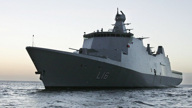 Flaggskipet i den danske marinen, 'Absalon'. (Foto: HENNING BAGGER, Foto: Henning Bagger/AFP) Flaggskipet i den danske marinen, 'Absalon'. (Foto: HENNING BAGGER, Foto: Henning Bagger/AFP)
