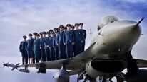 Luftforsvarets musikkorps (Foto: Forsvaret) Luftforsvarets musikkorps (Foto: Forsvaret)