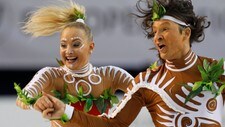 Oksana Domnina og Maxim Sjabalin (Foto: Grigory Dukor/Scanpix/Reuters)