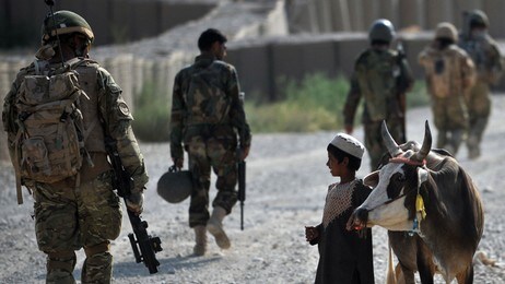 Britiske soldater i Helmand (Foto: BAY ISMOYO/Afp)