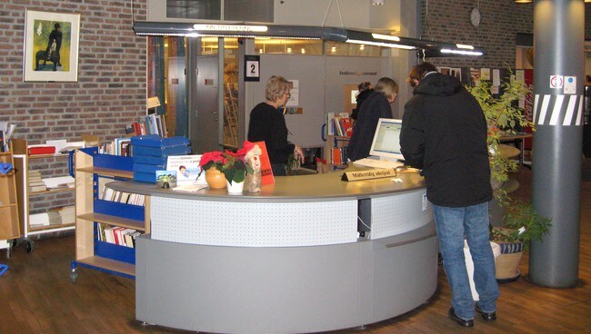 Tønsberg og Nøtterøy bibliotek (Foto: Jan Gulliksen/NRK)