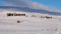 Grimsdalshytta, vinter