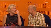 Nese er plumblumma på norsk - Linn Skåber med ordspill mot Jonas Gardell i et klipp fra Nytt på Nytt som du ikke får sett på TV.