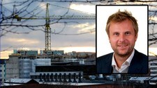 Byggeplass på Torshov i Oslo, Torgeir Michaelsen (Ap) innfelt (Foto: Larsen, Håkon Mosvold/SCANPIX/Stortinget) Byggeplass på Torshov i Oslo, Torgeir Michaelsen (Ap) innfelt (Foto: Larsen, Håkon Mosvold/SCANPIX/Stortinget)
