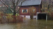 Flom i Egersund (Foto: Odd Rune Kyllingstad/NRK)