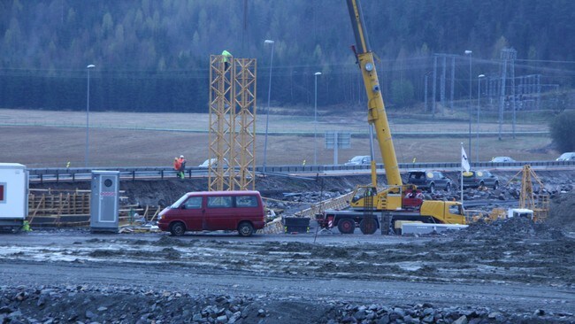 Utbygging av E18. (Foto: Jan Gulliksen/NRK) Utbygging av E18. (Foto: Jan Gulliksen/NRK)