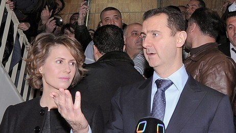 President Bashar al-Assad og kona Asma (Afp) President Bashar al-Assad og kona Asma (Afp)