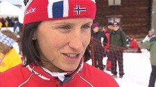 Video Marit Bjørgen hyllet på hjemmebane (Foto: Nyhetsspiller) Video Marit Bjørgen hyllet på hjemmebane (Foto: Nyhetsspiller)