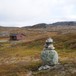 Hytta til høyre ble innviet i jubileumsåret 2010