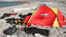 Her skjedde isbjørndramaet (Foto: Arild Lyssand/Sysselmannen på Svalbard )