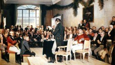 Riksforsamlingen på Eidsvoll av Oscar Arnold Wergeland Riksforsamlingen på Eidsvoll av Oscar Arnold Wergeland