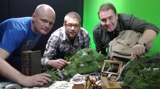 Svein Arne Nesøy, Tomas Jøssang og Knut Knudsen Eigeland. (Foto: NRK)