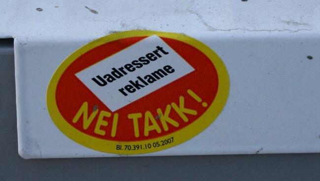 Nei takk! (Foto: Svein Sundsdal/NRK) Nei takk! (Foto: Svein Sundsdal/NRK)