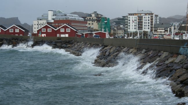 Uvær i Bodø (Foto: Gerd Elise Martinsen/NRK)