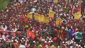 1. mai-markering i Bangladesh - Arbeidernes dag ble brukt til å minnes de omkomne i bygningen som raste sammen.