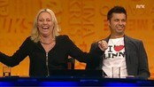 Dette får du ikke se på TV: Linn Skåber med en «stak-karslig» vits i Nytt på Nytt - Linn Skåber og Assad Siddique i et Nytt på Nytt-klipp du ikke får sett på TV.