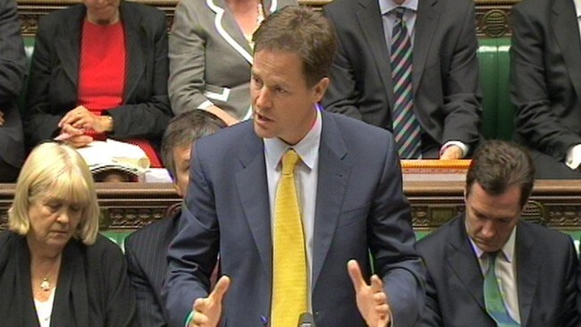 Storbritannias visestatsminister Nick Clegg (Ap) Storbritannias visestatsminister Nick Clegg (Ap)