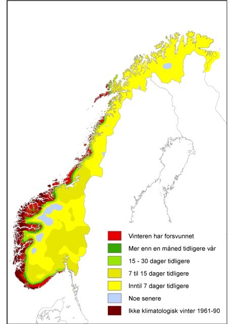 Vårens ankomst (Foto: met.no) Vårens ankomst (Foto: met.no)