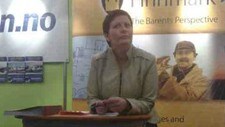 Helga Pedersen - heving av 'Murmansk' (Foto: Øyvind Andre Haram/NRK)