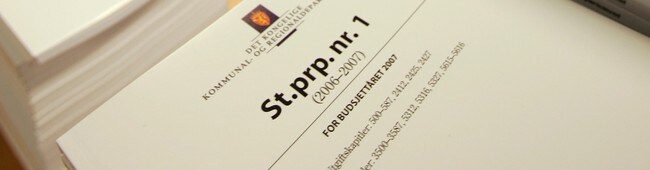 Statsbudsjettet (Foto: Aas, Erlend/SCANPIX) Statsbudsjettet (Foto: Aas, Erlend/SCANPIX)