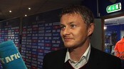 Ole Gunnar Solskjær om Molde seieren - Ole Gunnar Solskjær var veldig fornøyd med seieren før ferien. Reporter: Roar Halten