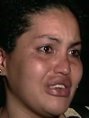 Patricia de Oliveira er ei av mange som miste alt i brannen. (Foto: EBU/APTN/TV Globo)