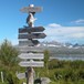 Stiskilt med Sylmassivet i bakgrunnen