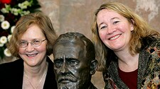 Elizabeth Blackburn og Carol Greider (Foto: SR)