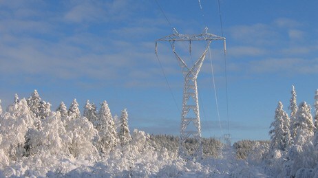 Strøm-mast (Foto: Gunnar Grimstveit/NRK) Strøm-mast (Foto: Gunnar Grimstveit/NRK)