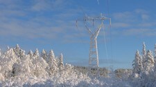 Strøm-mast (Foto: Gunnar Grimstveit/NRK)