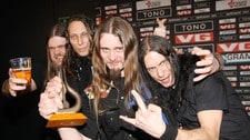 Enslaved på Spellemannprisen 2008. (Foto: Erlend Lånke Solbu/NRK)
