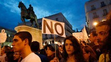 Demonstrasjonar i Spania (Foto: ANDREA COMAS/Reuters) Demonstrasjonar i Spania (Foto: ANDREA COMAS/Reuters)