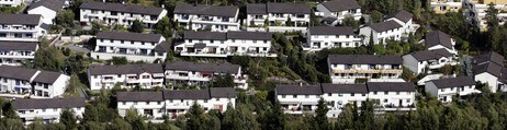 Rekkehus på Holmlia i Oslo (Foto: Poppe, Cornelius/SCANPIX)