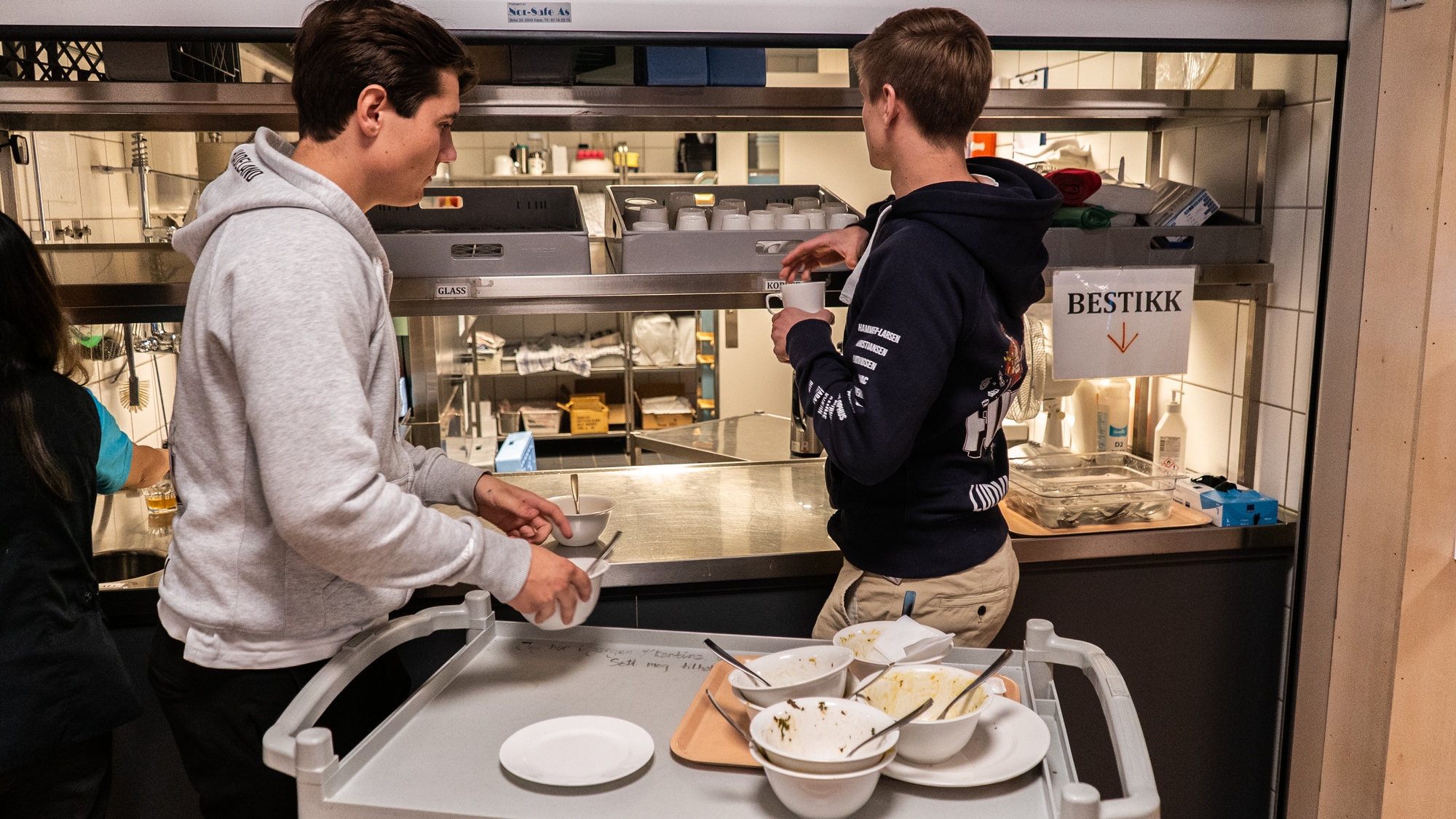 Sebastian Og Sigurd Har Laget En Kantine K Ntish Erkl Ring