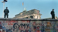 Berlinmurens fall 1989. (Foto: Jørn H. Moen/Scanpix)