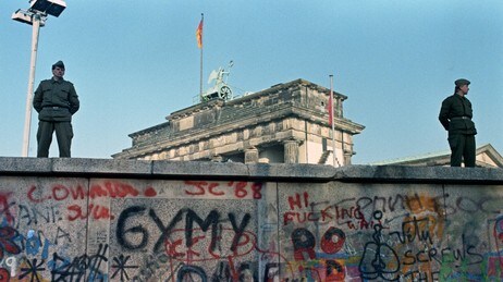 Berlinmurens fall 1989. (Foto: Jørn H. Moen/Scanpix)