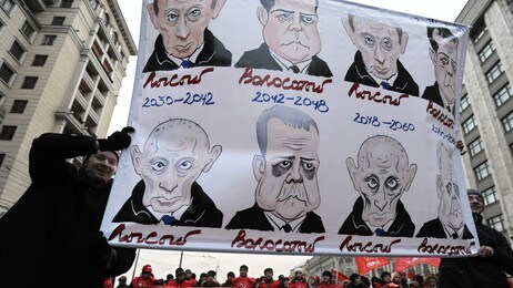 Russisk valgkamp (Foto: ANDREY SMIRNOV/Afp) Russisk valgkamp (Foto: ANDREY SMIRNOV/Afp)