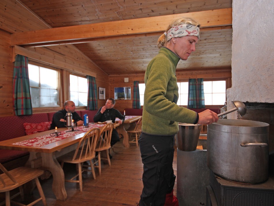 Hyttevakt Heide Tjøm ved Olavsbu