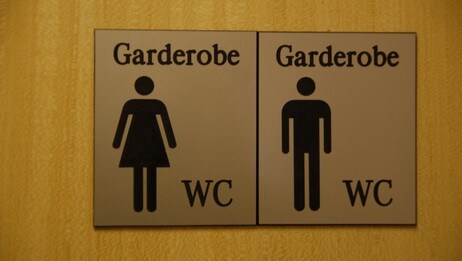 Garderobe WC BUP Førde (Foto: Aleksander Vallestad/NRK)
