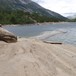 Denne strandperlen finner du en liten rotur fra hytta.