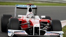 Jarno Trulli i sin Toyota (Foto: Spingler/Scanpix/AP)