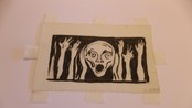 Mini-Skrik får se dagens lys igjen - En tegning av Skrik er blant verkene som igjen får se dagens lys når verdens største samling av Munch-verk utenfor Oslo igjen stilles ut. 