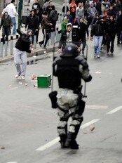 Etnisk uro i Skopje i Makedonia. (Foto: OGNEN TEOFILOVSKI/Reuters) Etnisk uro i Skopje i Makedonia. (Foto: OGNEN TEOFILOVSKI/Reuters)