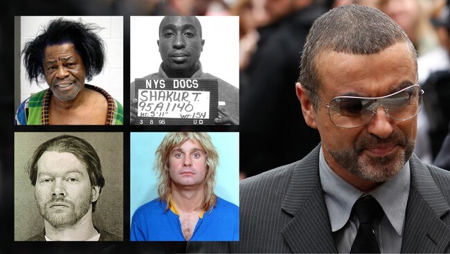 George Michael og andre kjente musikere som har havnet i fengsel (Scanpix / Reuters / The Smoking Gun) George Michael og andre kjente musikere som har havnet i fengsel (Scanpix / Reuters / The Smoking Gun)