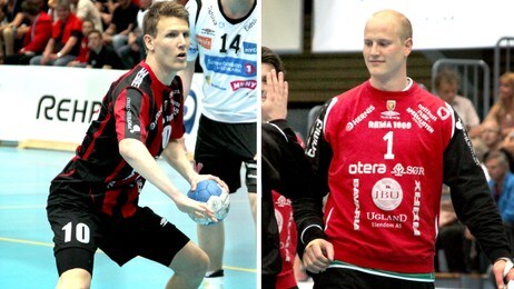 Sondre Paulsen og Svenn Erik Medhus (ØIF Arendal) (Foto: Sander Heggheim/NRK) Sondre Paulsen og Svenn Erik Medhus (ØIF Arendal) (Foto: Sander Heggheim/NRK)