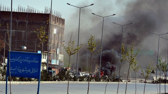 Angrep i Kabul (Foto: HANDOUT/Reuters) Angrep i Kabul (Foto: HANDOUT/Reuters)