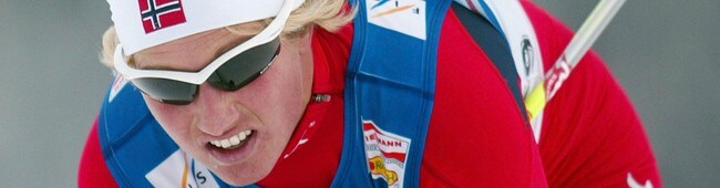 Vibeke Skofterud i Davos (Foto: MICHELE LIMINA/AFP)