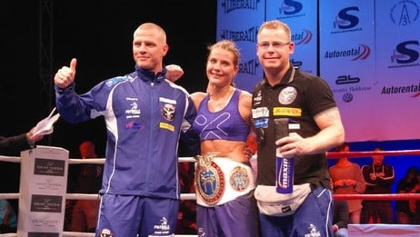 Tonje S�rlie og trenere (Foto: Andr� Moen)